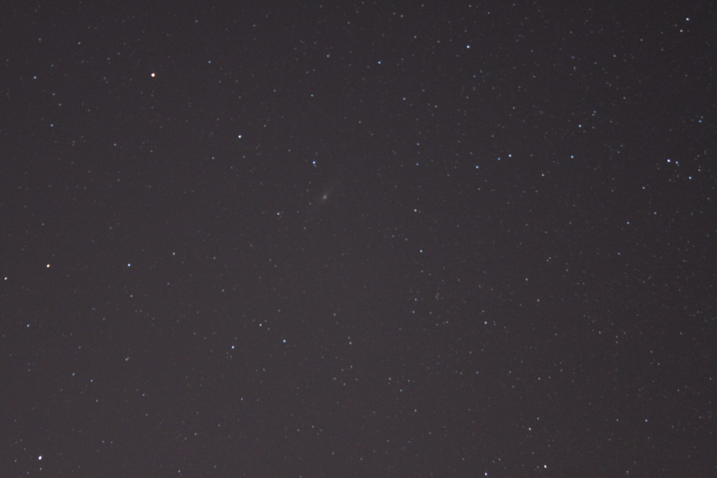 Andromeda Widefield (Canon T1i, EF-S 18-55mm at 48 mm, f/5.6, ISO 1600, 30 s exposure)